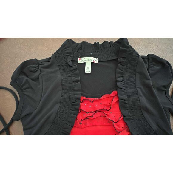 Girls Dress Speechless Size 10 Black and Red - Picture 2 of 6